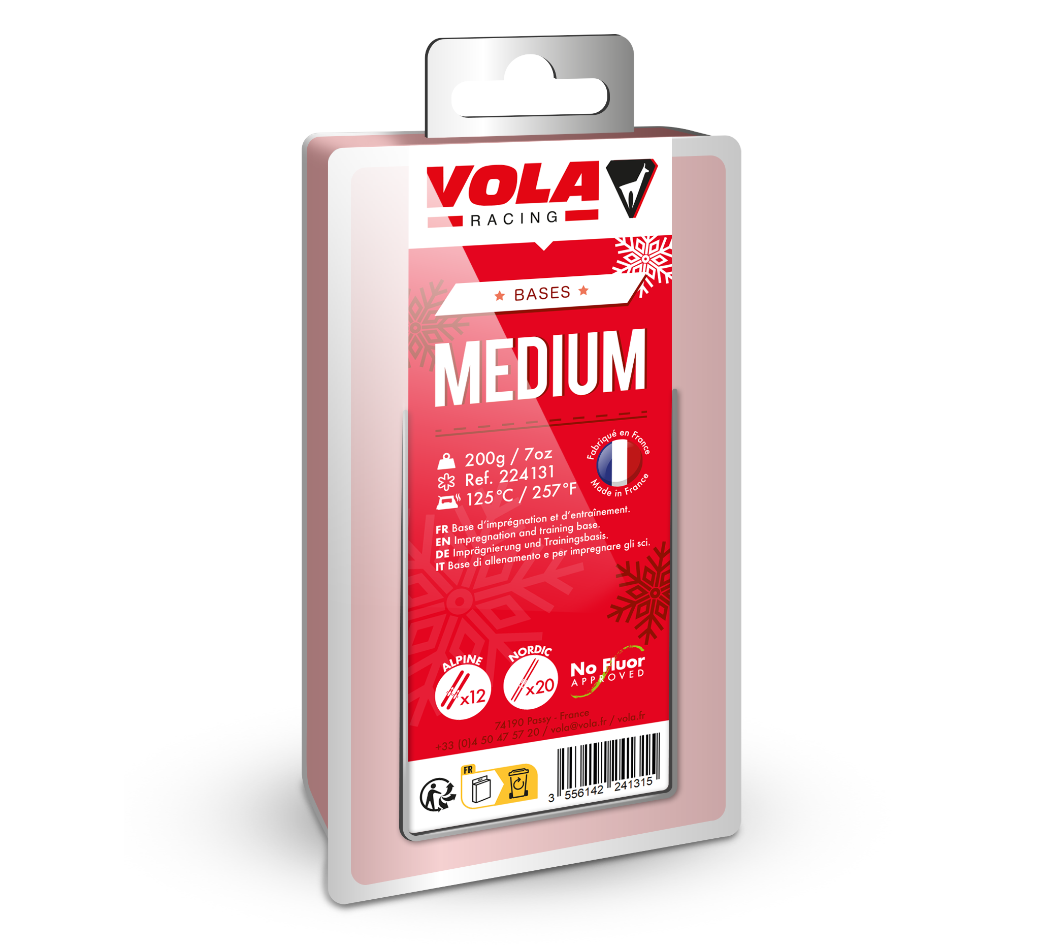 VOLA ワックスRACING BASES SOFT&MEDIUM VOLA BASE WAX | SIDECAR ONLINE SHOP