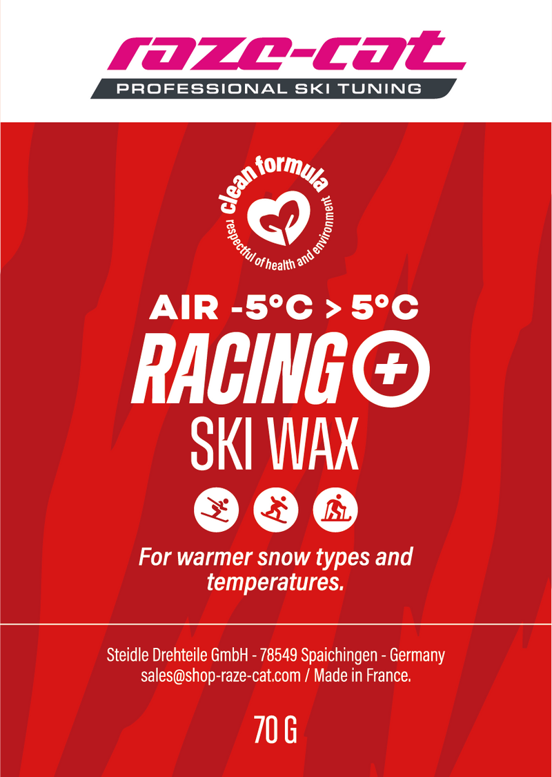 Carica immagine in Galleria Viewer, Sciolina per sci | Racing Plus | Rossa | raze-cat