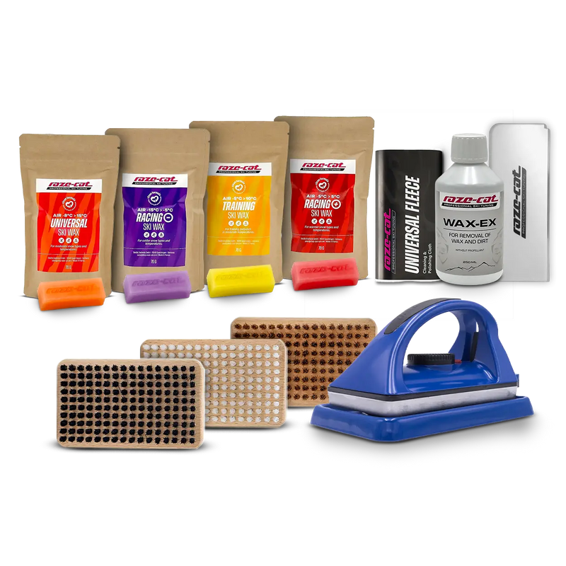 Load image into Gallery viewer, Wachs Set mit unterschiedlichen Produkten zum Ski wachsen und Snowboard wachsen