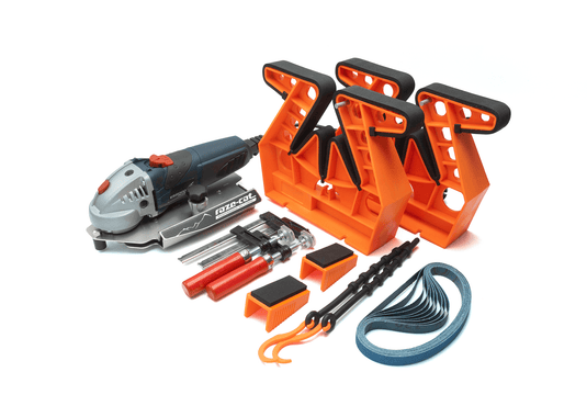 Elektrischer Skikantenschleifer | ES 2000PLUS | Profi-Set Snowboard - raze-cat