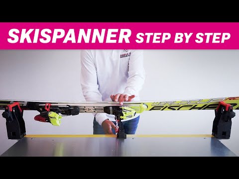 Načíst a přehrát video v galerii Viewer, Skispanner Profi Quick | Bezpečné uchycení při úpravě lyží
