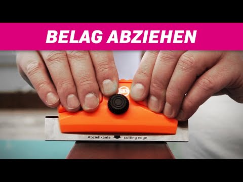 Laden und spielen Sie Video in Galerie -Viewer, Belagabzieher mit Haarlineal | Snowboard
