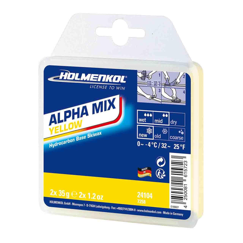 Load image into Gallery viewer, HOLMENKOL | Alphamix Skiwax | Yellow | 70g | 120g - raze-cat