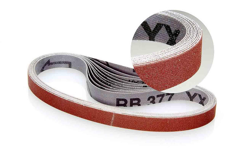 Načtěte obrázek do galerijního prohlížeče, Schleifband Standard | Medium Rot | Korn 240 - raze-cat