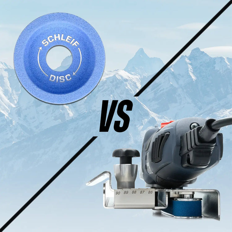 Band- oder Discschleifer | Skikantenschleifer im Vergleich