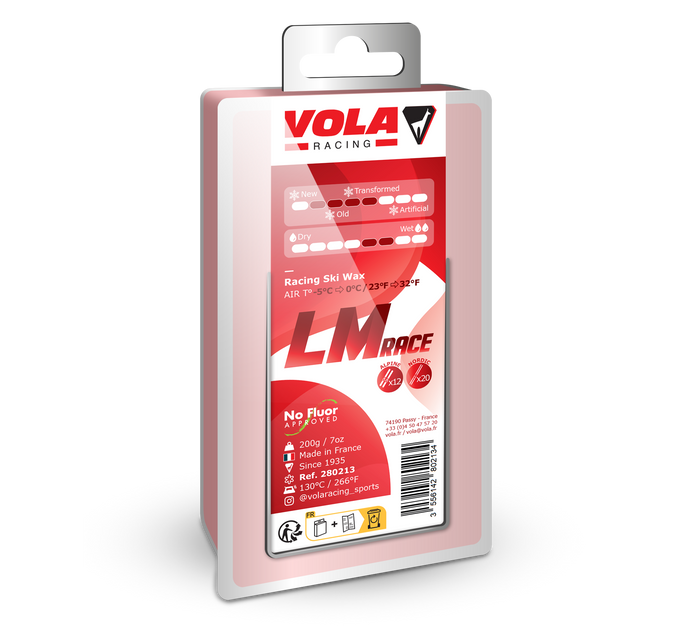 Racing Ski Wachs - Red - Vola Racing