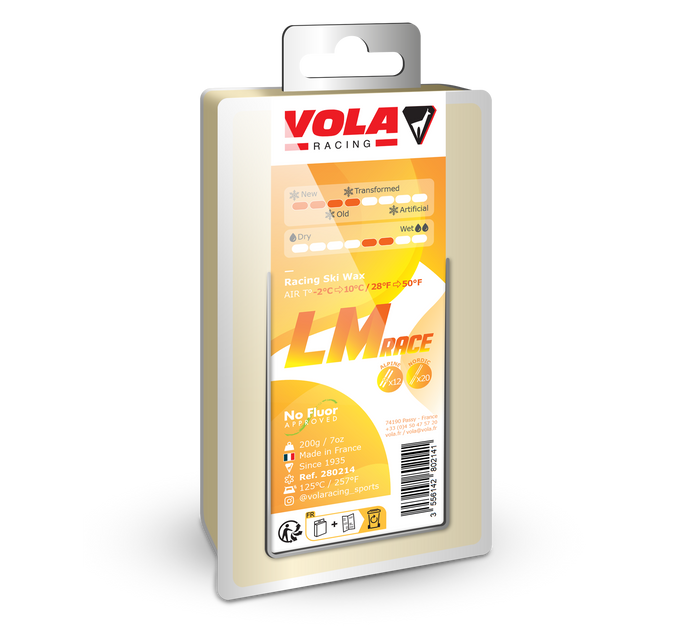 Racing Ski Wachs Yellow - Vola Racing