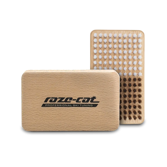 Belagbürste Kombi aus Bronze und Nylon Borsten