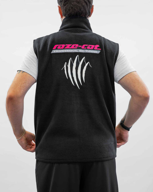 raze-cat Fleece Weste - Rücken 
