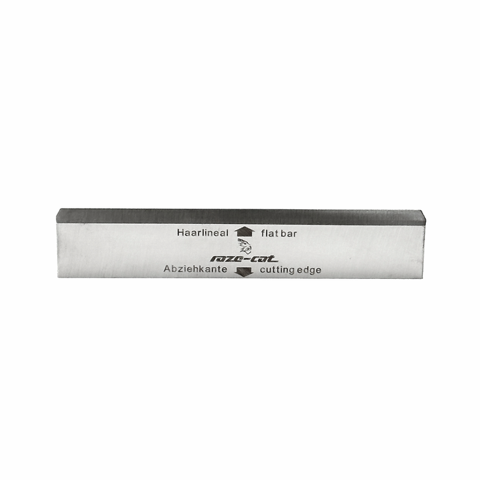 Haarlineal mit Abziehklinge