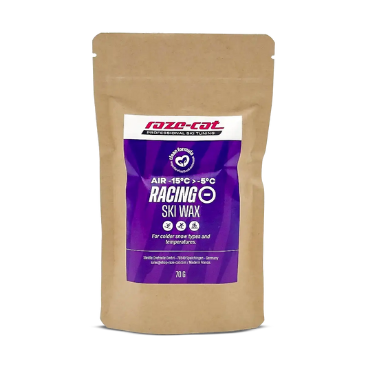 Brauner Recycling Ziplock-Beutel mit Aufkleber (lila mit Tigerstreifen).