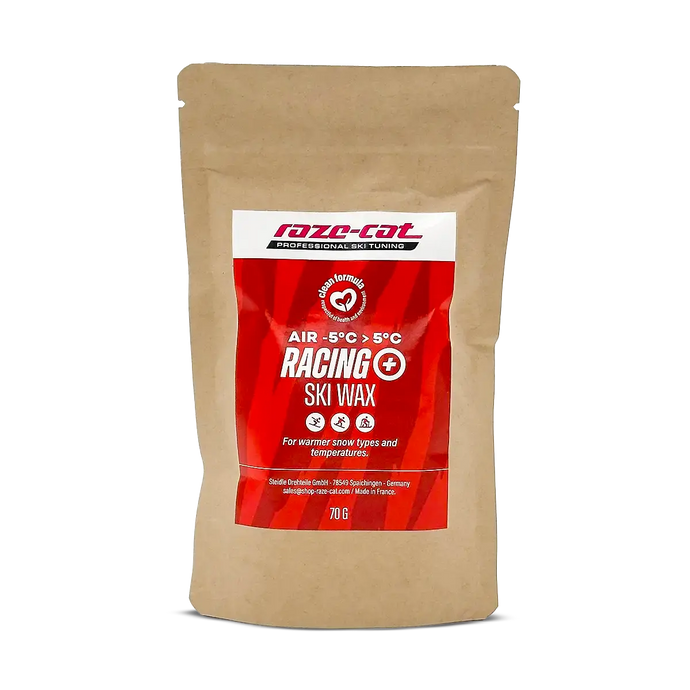 Brauner Recycling Ziplock-Beutel mit Aufkleber (rot mit Tigerstreifen).