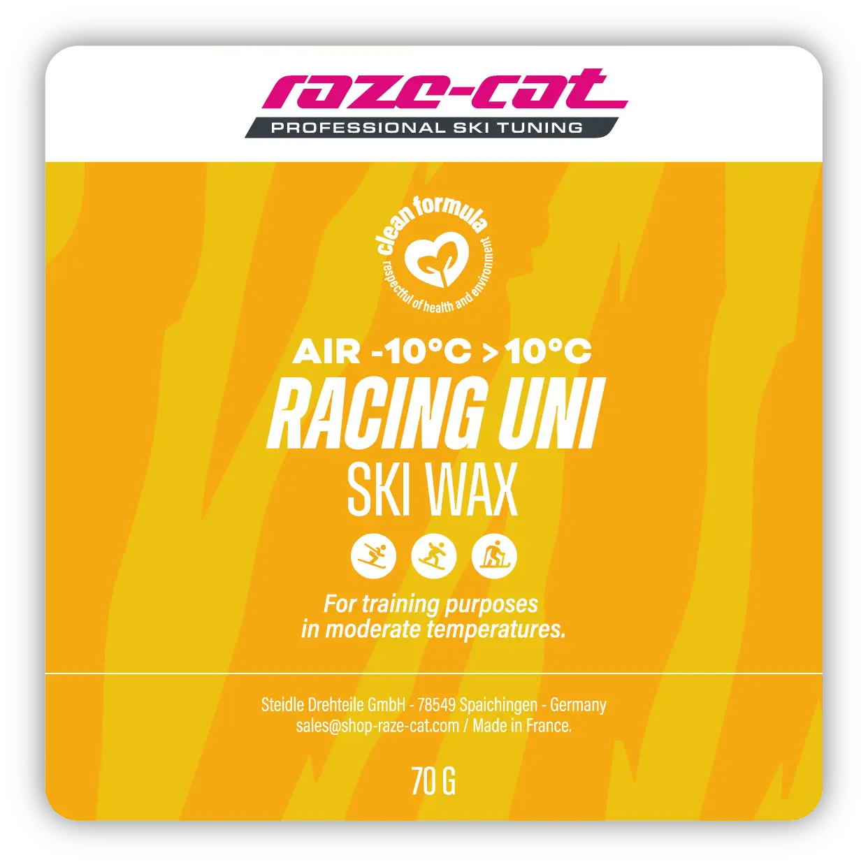 Skiwachs | Racing Universal | Yellow | raze-cat