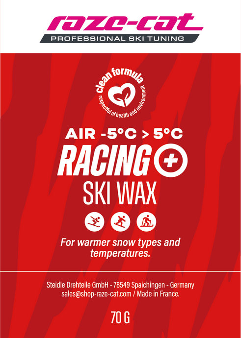 Sciolina per sci | Racing Plus | Rossa | raze-cat