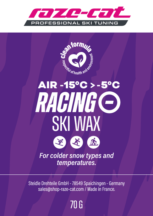 Sciolina per sci | Racing Minus | Verde | raze-cat