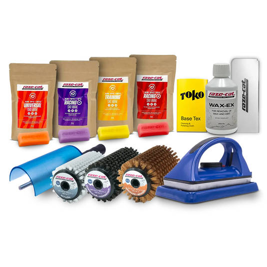 Wachs Set mit unterschiedlichen Produkten