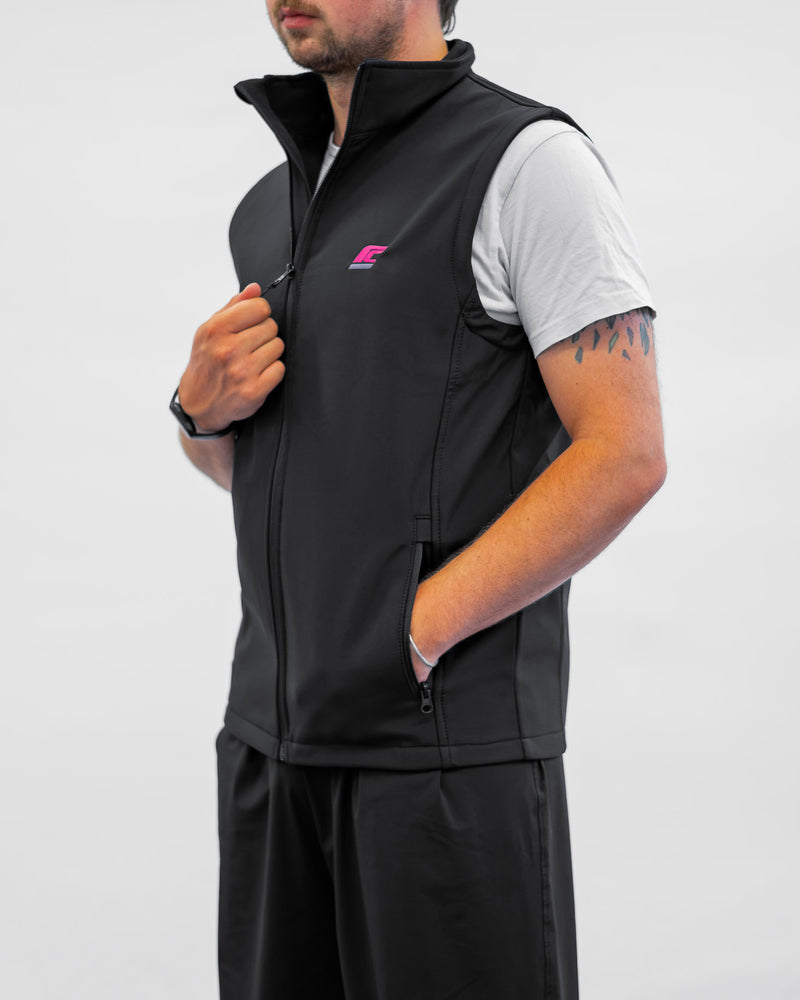 Lade das Bild in Galerie-Viewer, raze-cat Softshell Weste - Frontal 

