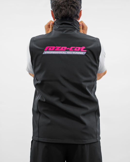 raze-cat Softshell Weste - Rücken 