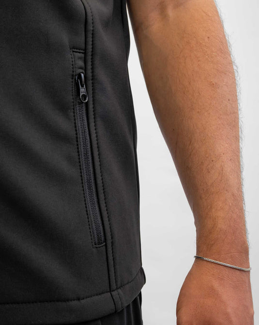 raze-cat Softshell Weste - Detail Tasche 