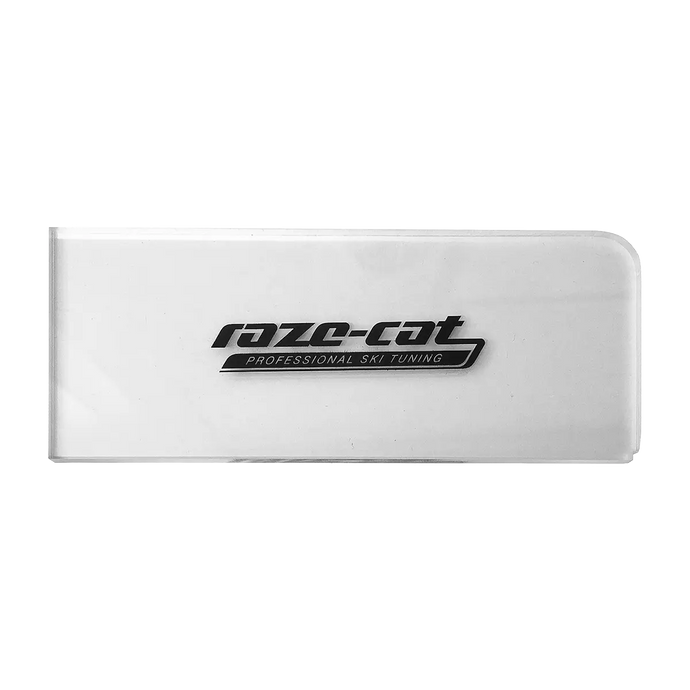 Plexiglasplatte mit schwarzem raze-cat Logo 