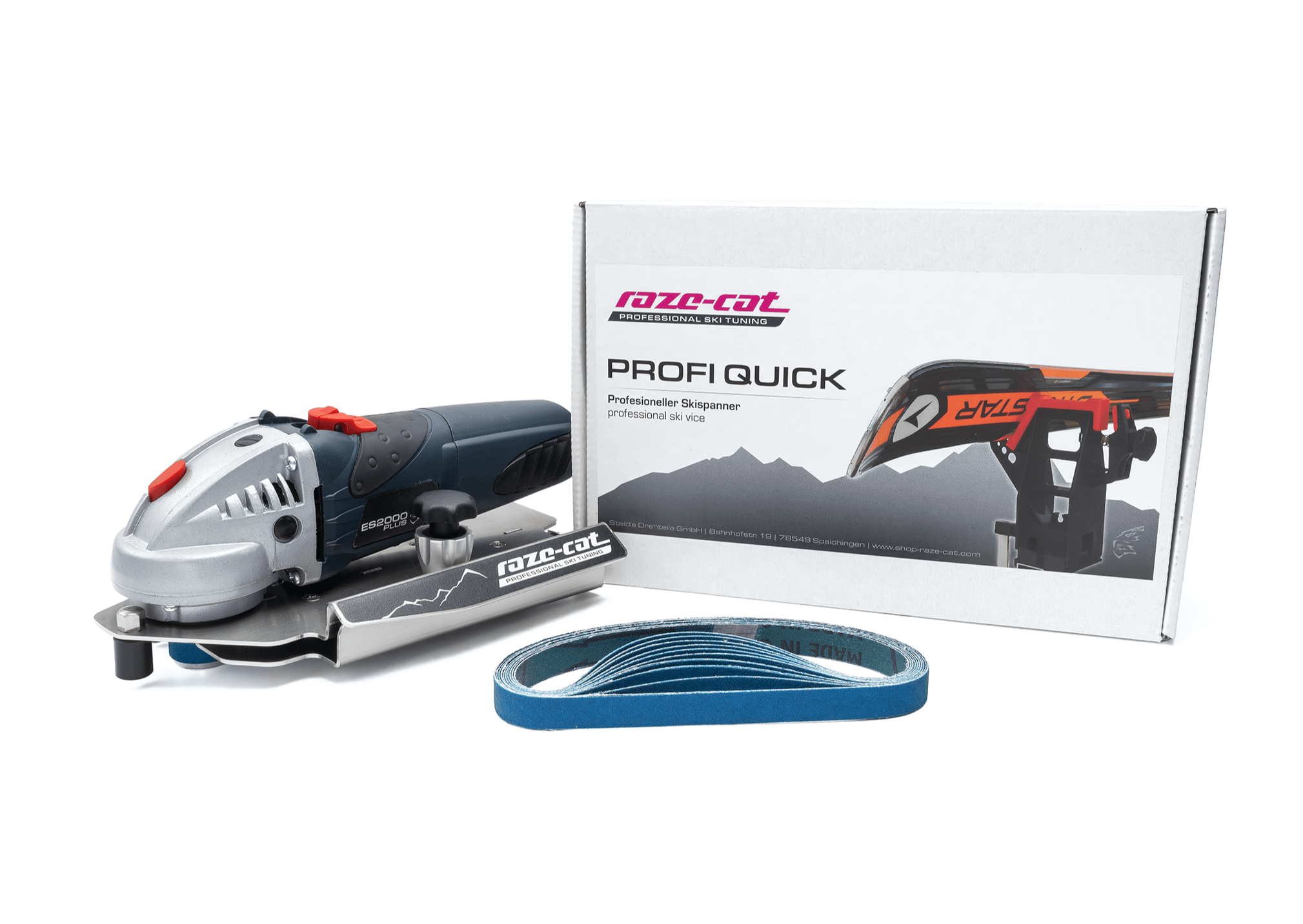 Electric edge grinder ES 2000PLUS Professional set