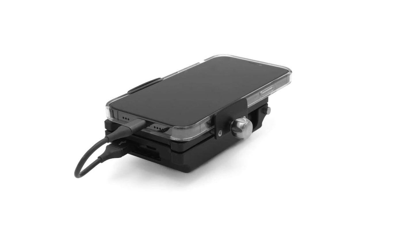 Handy-Halterung Fahrrad mit Akku | POWER MOUNT Slim | Profi-Set - raze-cat