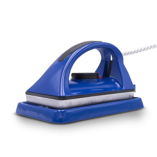 Blaues Wachsbügeleisen