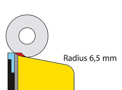 TOKO Spare Round Blade For Sidewall Planer Pro - Hard Metal Replacement Knife