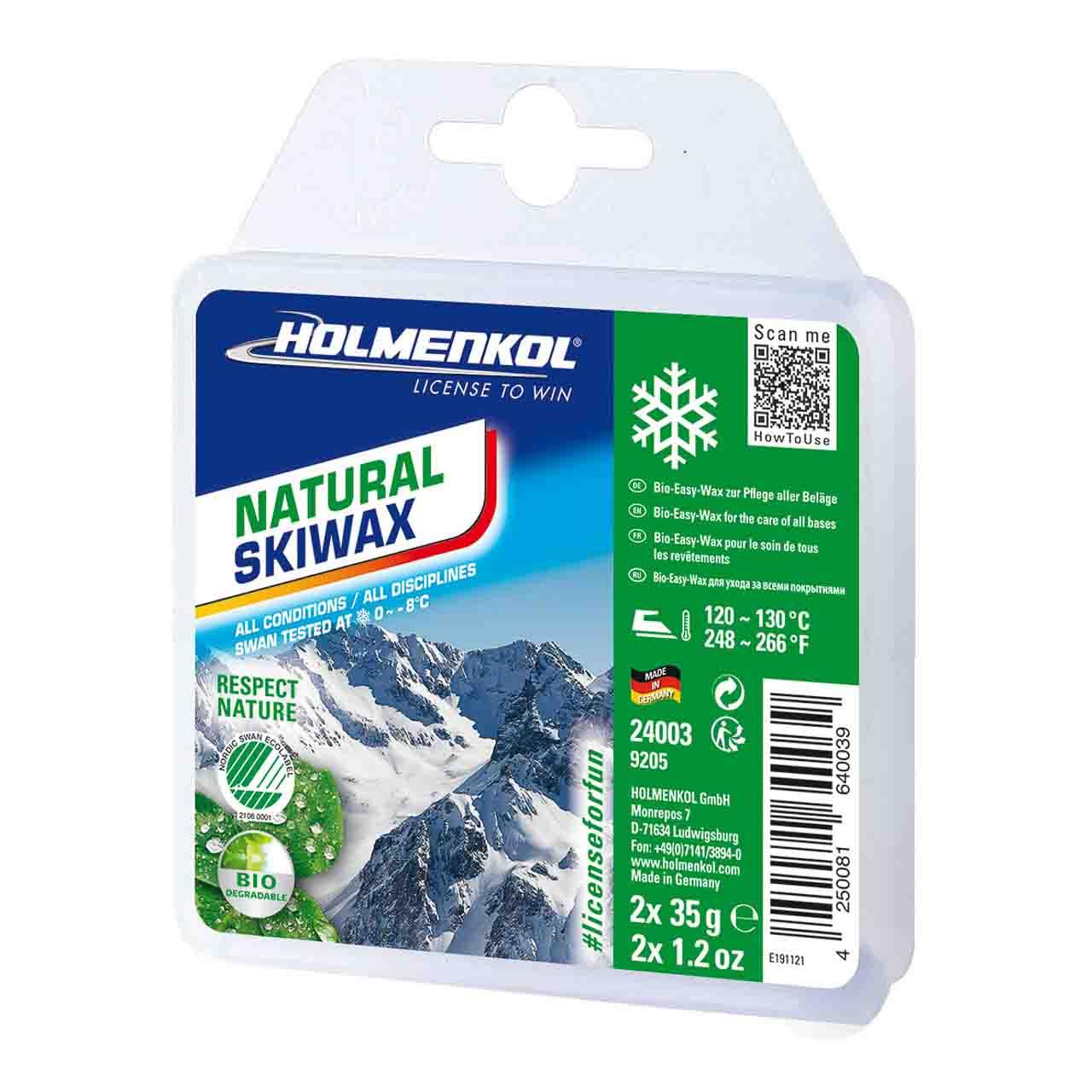 HOLMENKOL Natural Fluid Wachs - Cire Liquide Bio Pour Skis Et Snowboards - Entretien Facile