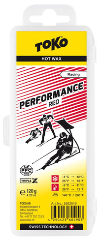 TOKO | Performance Hot Skiwax red | Racing - raze-cat